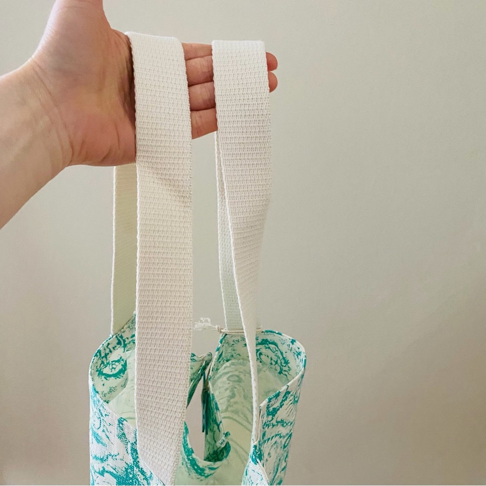 Brand New Christian Dior Green Dioriviera Print Linen Blend Tote Bag XL size - Picture 7 of 14